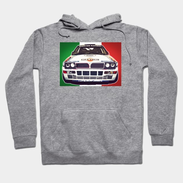 Delta Integrale Hoodie by TeEmporium